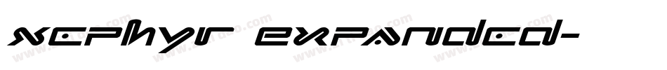 Xephyr Expanded字体转换